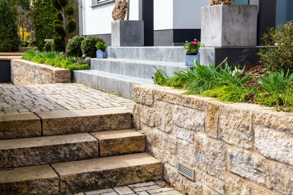 Stone Step Replacement in Yorktown