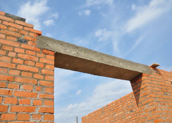 Lintel Installation in Yorktown