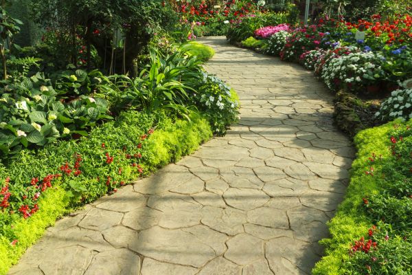 Stone Pathway Repair in Yorktown