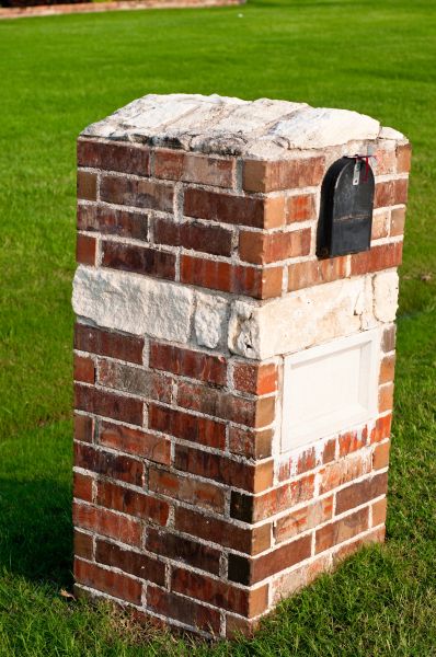 Brick Mailbox Installation in Yorktown