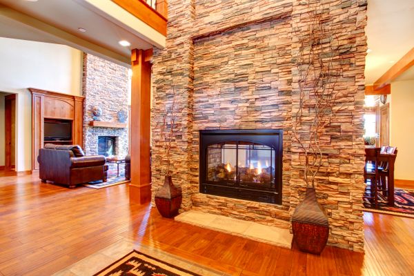 Stone Hearth Installation in Yorktown