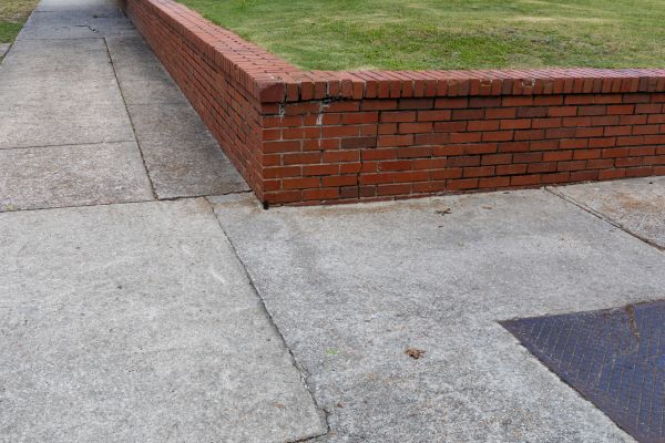 Brick Retaining Wall Repair in Yorktown